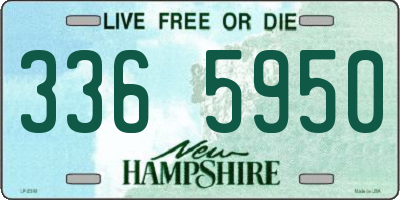 NH license plate 3365950