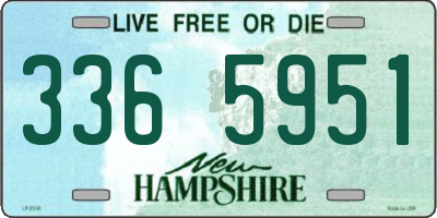 NH license plate 3365951