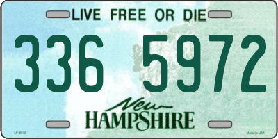 NH license plate 3365972