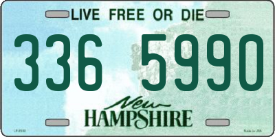 NH license plate 3365990