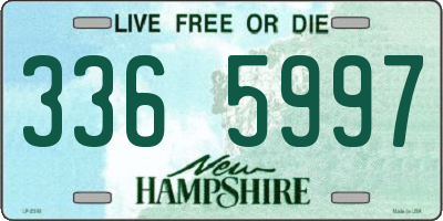 NH license plate 3365997