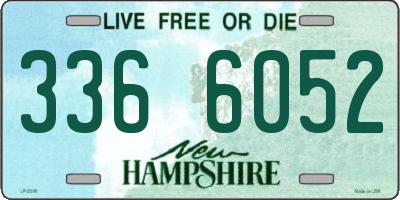 NH license plate 3366052