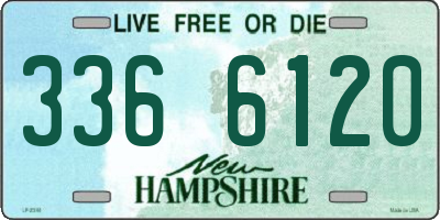 NH license plate 3366120