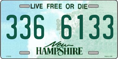 NH license plate 3366133