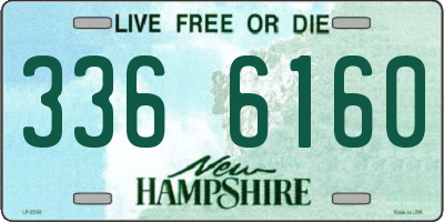 NH license plate 3366160