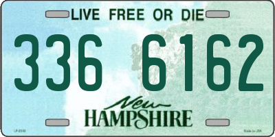 NH license plate 3366162