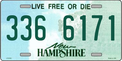 NH license plate 3366171
