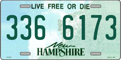 NH license plate 3366173