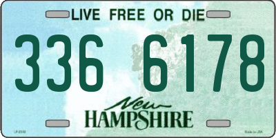 NH license plate 3366178