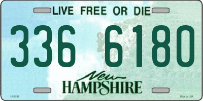 NH license plate 3366180