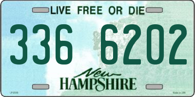 NH license plate 3366202
