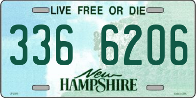 NH license plate 3366206
