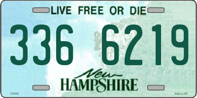 NH license plate 3366219