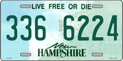 NH license plate 3366224