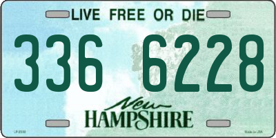 NH license plate 3366228