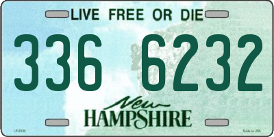 NH license plate 3366232