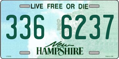 NH license plate 3366237
