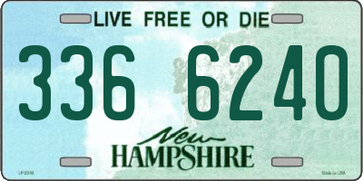 NH license plate 3366240