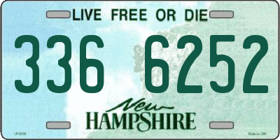 NH license plate 3366252