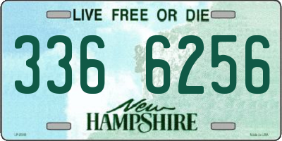 NH license plate 3366256