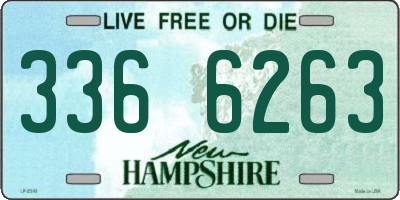 NH license plate 3366263