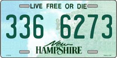 NH license plate 3366273