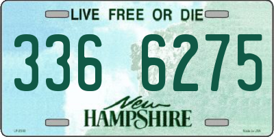 NH license plate 3366275