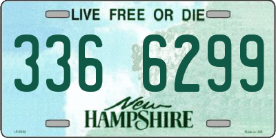 NH license plate 3366299