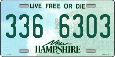 NH license plate 3366303