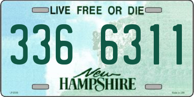 NH license plate 3366311