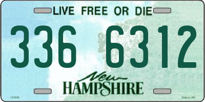NH license plate 3366312