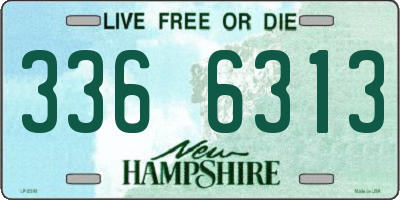 NH license plate 3366313