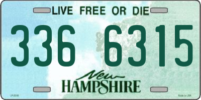 NH license plate 3366315