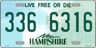 NH license plate 3366316