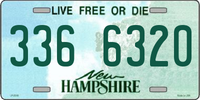 NH license plate 3366320