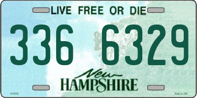 NH license plate 3366329