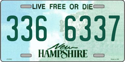 NH license plate 3366337