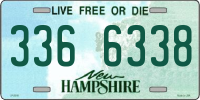 NH license plate 3366338