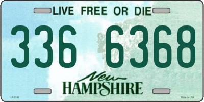 NH license plate 3366368