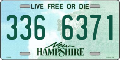 NH license plate 3366371