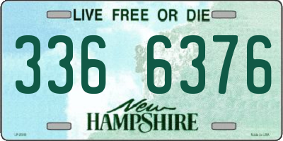 NH license plate 3366376