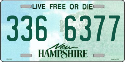 NH license plate 3366377