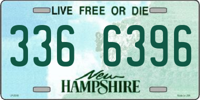 NH license plate 3366396