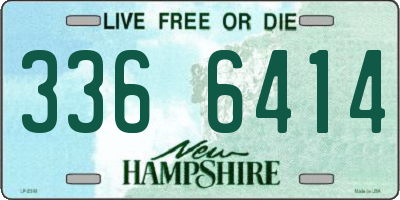 NH license plate 3366414