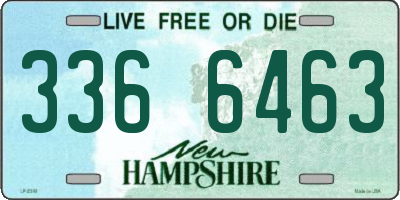 NH license plate 3366463