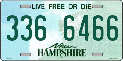NH license plate 3366466