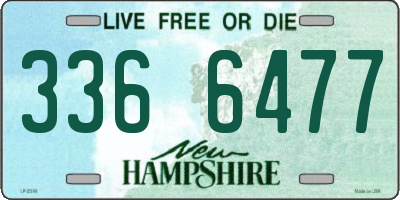 NH license plate 3366477