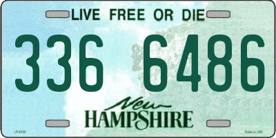 NH license plate 3366486