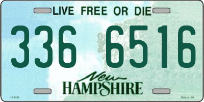 NH license plate 3366516