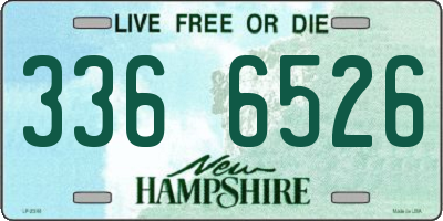 NH license plate 3366526